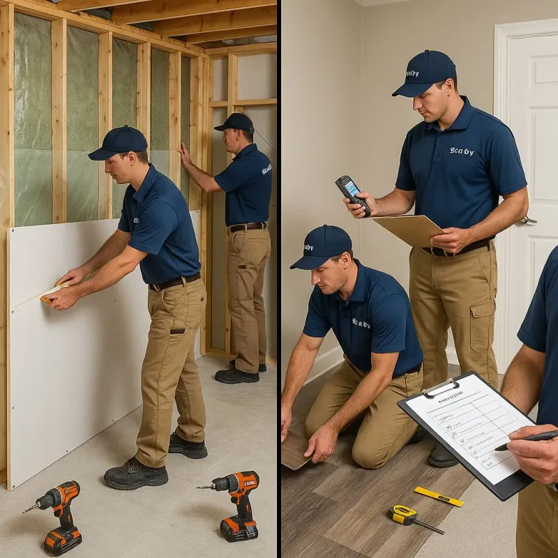 Repairs and Reconstruction process in Hendersonville, TN