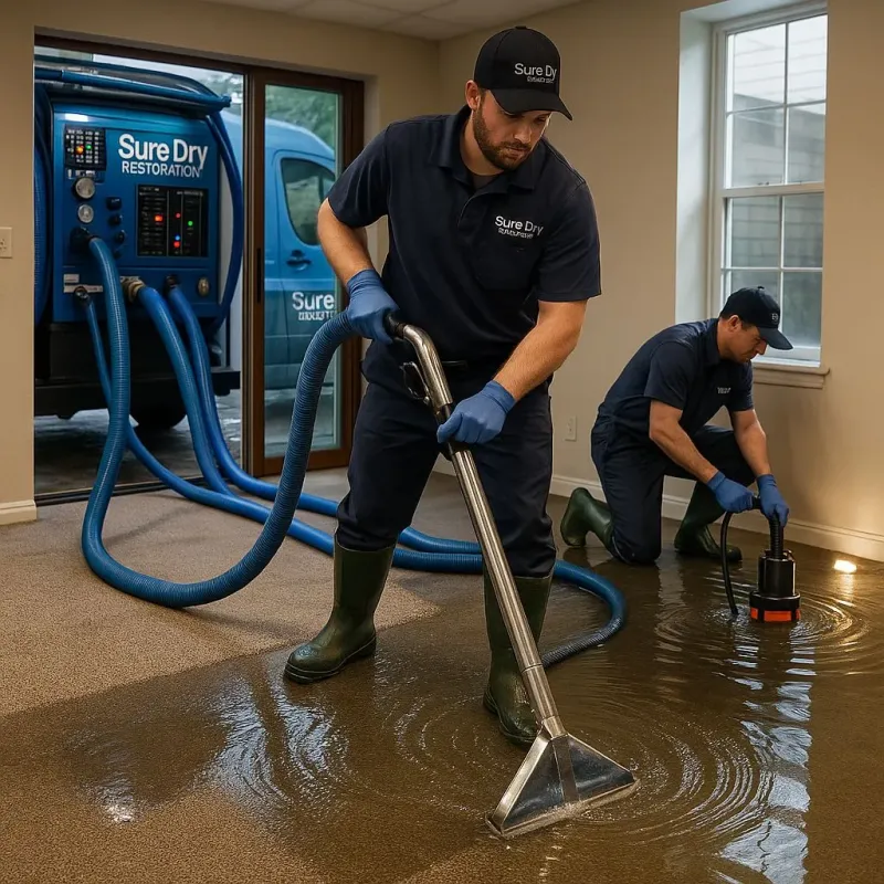 Water Extraction and Removal process in Hendersonville, TN